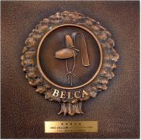 BELCA賞の受賞盾