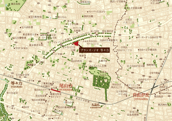 位置図（建設地）