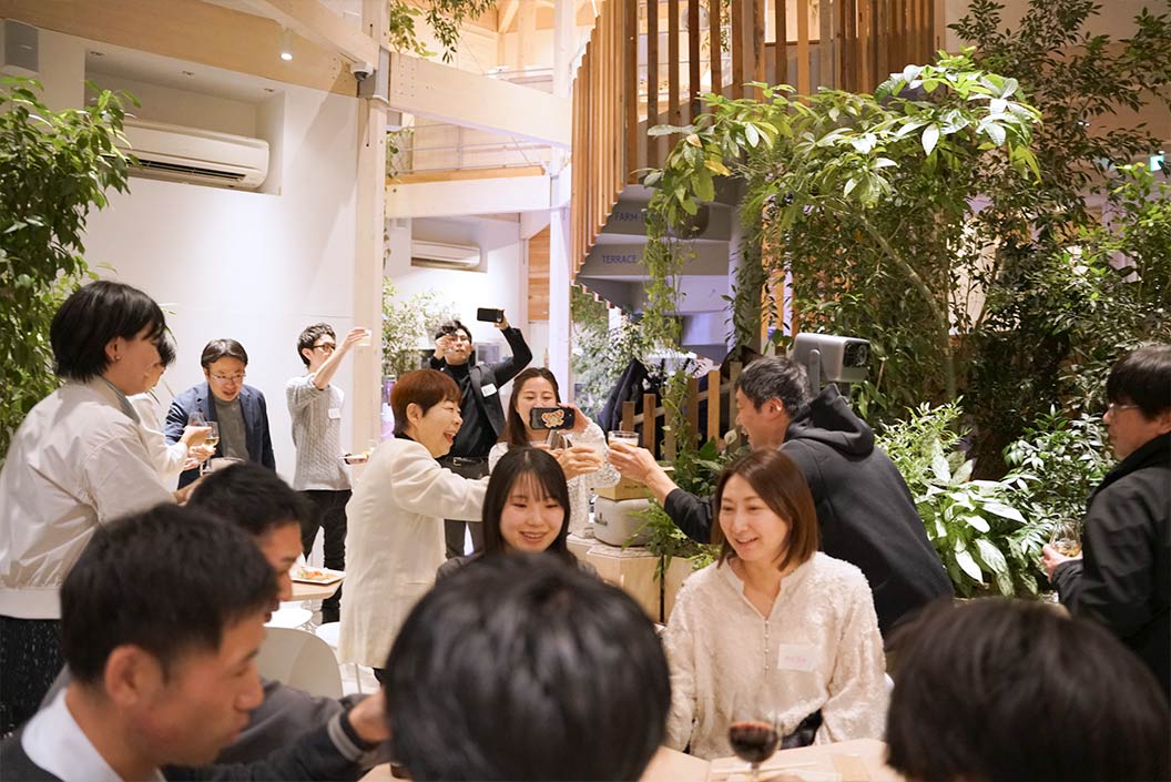 交流パーティの様子