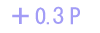 +0.3P